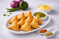 Mini Pizza Cheese Samosa